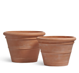 Кашпо TREEZ ERGO - Italica - Классический конус - Терракот