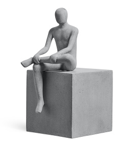 Скульптура TREEZ Effectory - Philosopher's Stone - Уверенность - Дымчато-серый песок
