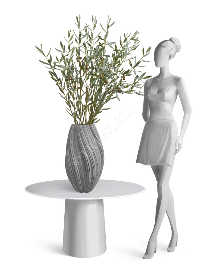 Ветвь оливы большая интерьерная с плодами (серия Prime) фото