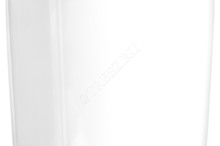Кашпо TREEZ Effectory - Gloss - Цилиндр - Белый глянцевый лак фото