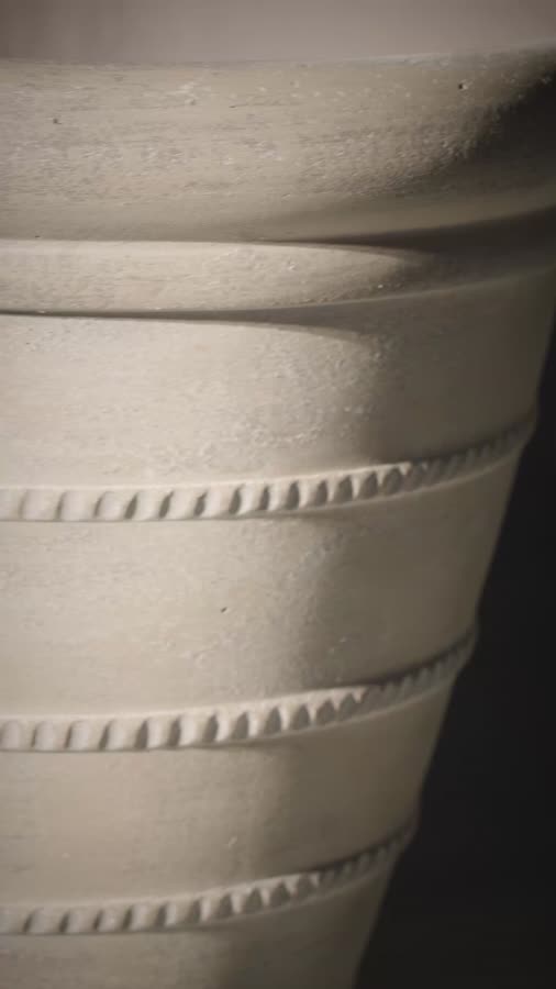 Кашпо TREEZ ERGO - Italica - Классический конус - Капучино фото