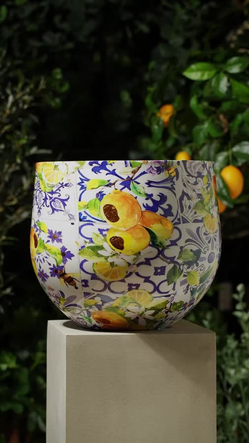 Кашпо TREEZ Effectory - Savage Garden - Чаша - Capri фото